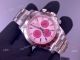 Best Noob Rolex Daytona Pink Dial Stainless Steel Watch 4130 Replica (9)_th.jpg